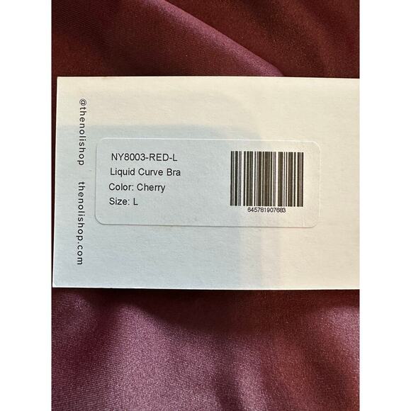 NOLI Matching SET Large Liquid Curve Sports Bra Liquid Leggings Pinot NWT - Picture 8 of 14